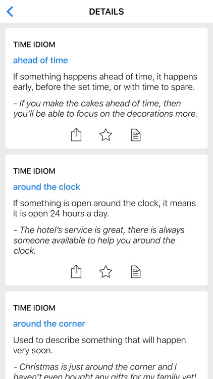 Business & Time idioms