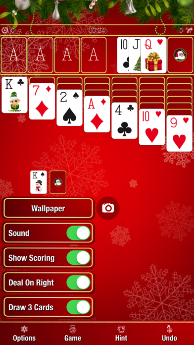 A Christmas Solitaire Screenshot
