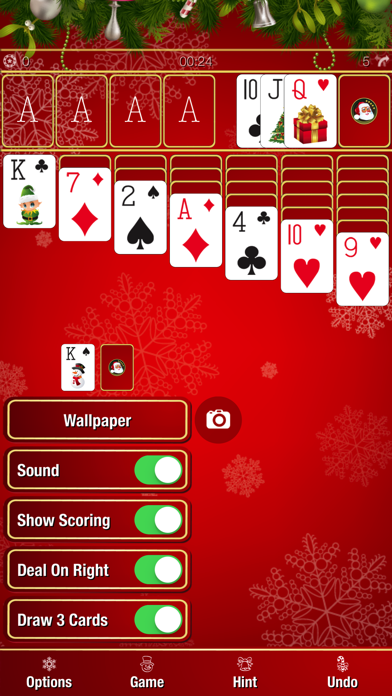 Screenshot #1 pour A Christmas Solitaire