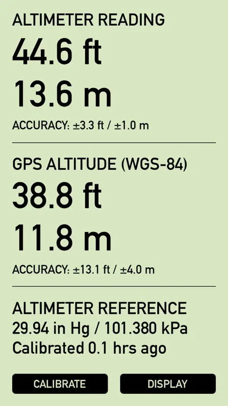 Pro Altimeter - Barometric+GPS screenshot 1 of 5