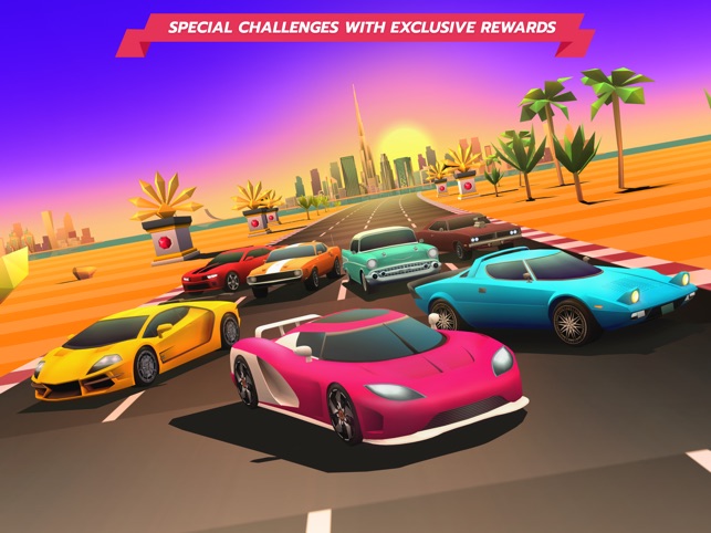 Horizon Chase Turbo está com download grátis na Epic Games Store