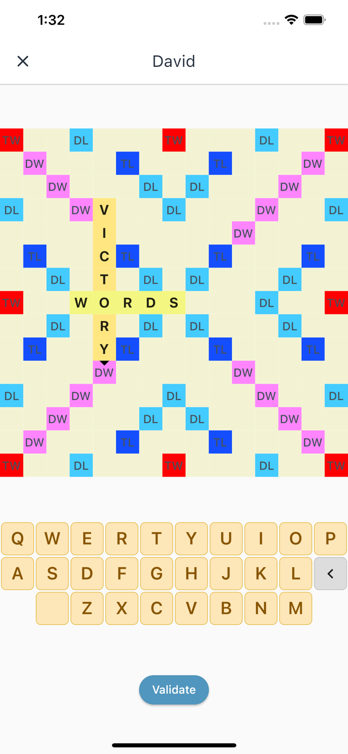 Score Keeper for Word Games