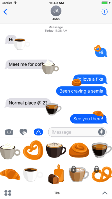 Fika Stickers Screenshot