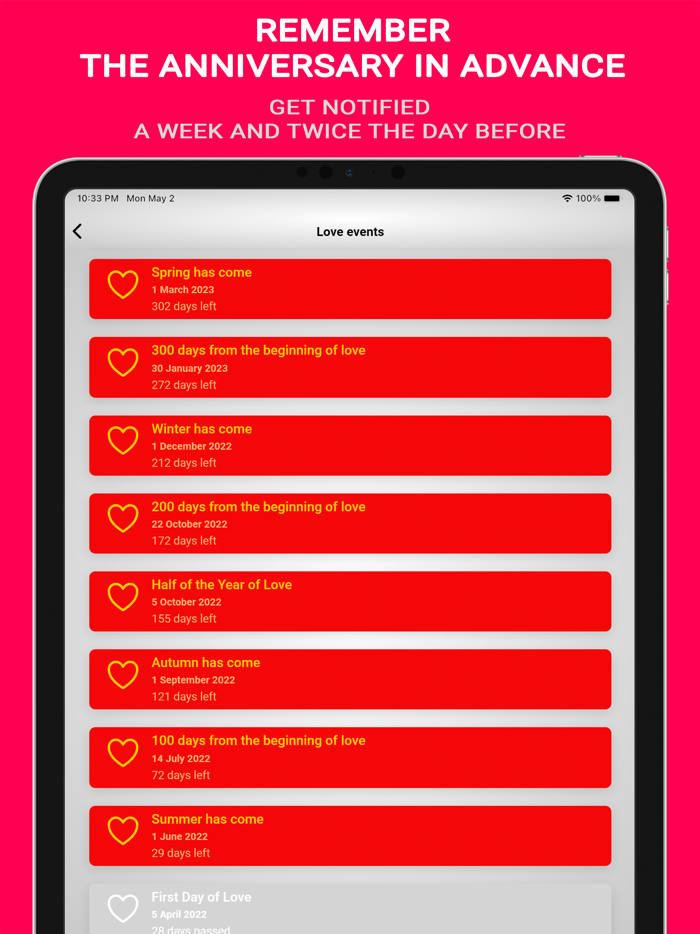 Love - My Relationship Counter