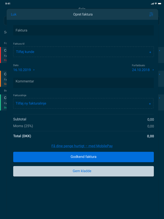 Dinero Regnskabsprogram