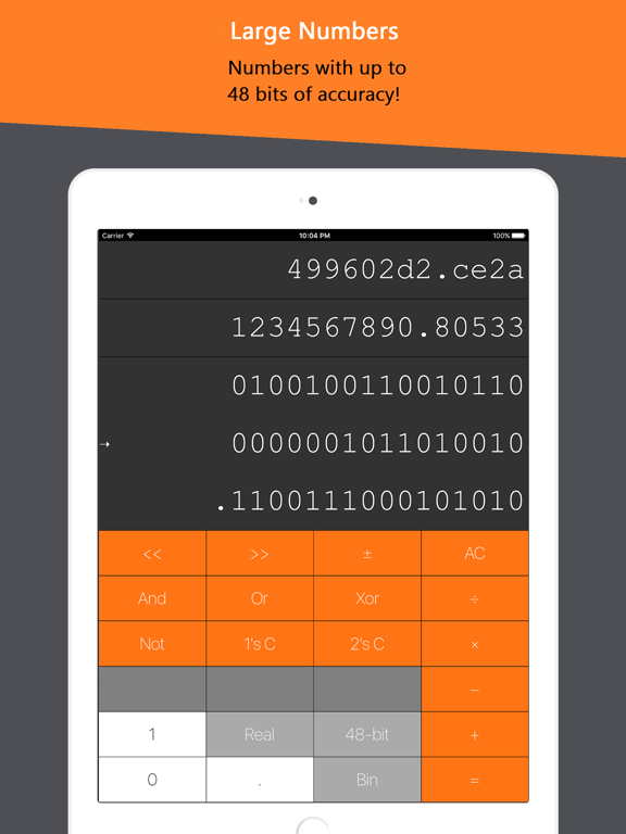 Screenshot #5 pour CompSci Calculator