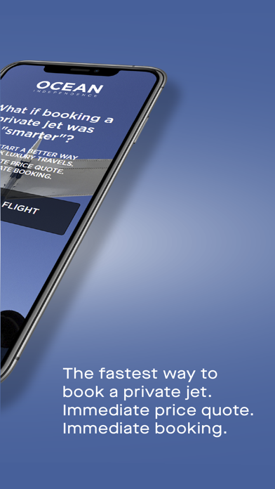 Ocean Independence Jet Charter Screenshot