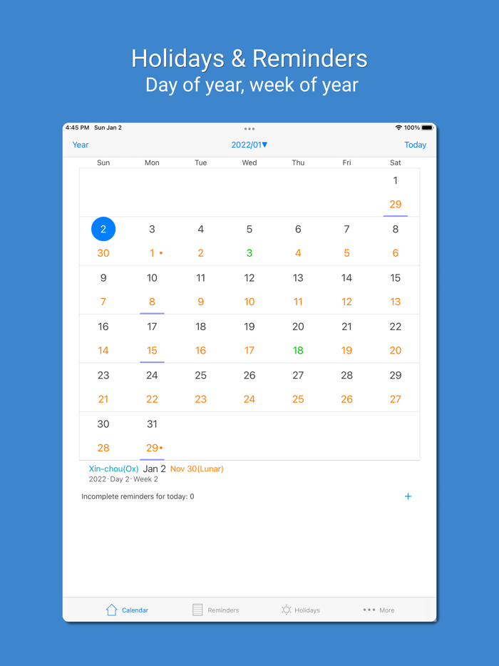 PP Calendar Reminders