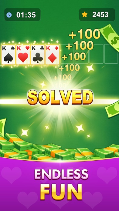 FreeCell Solitaire: Win Cash Screenshot