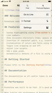 runestone text editor iphone screenshot 3