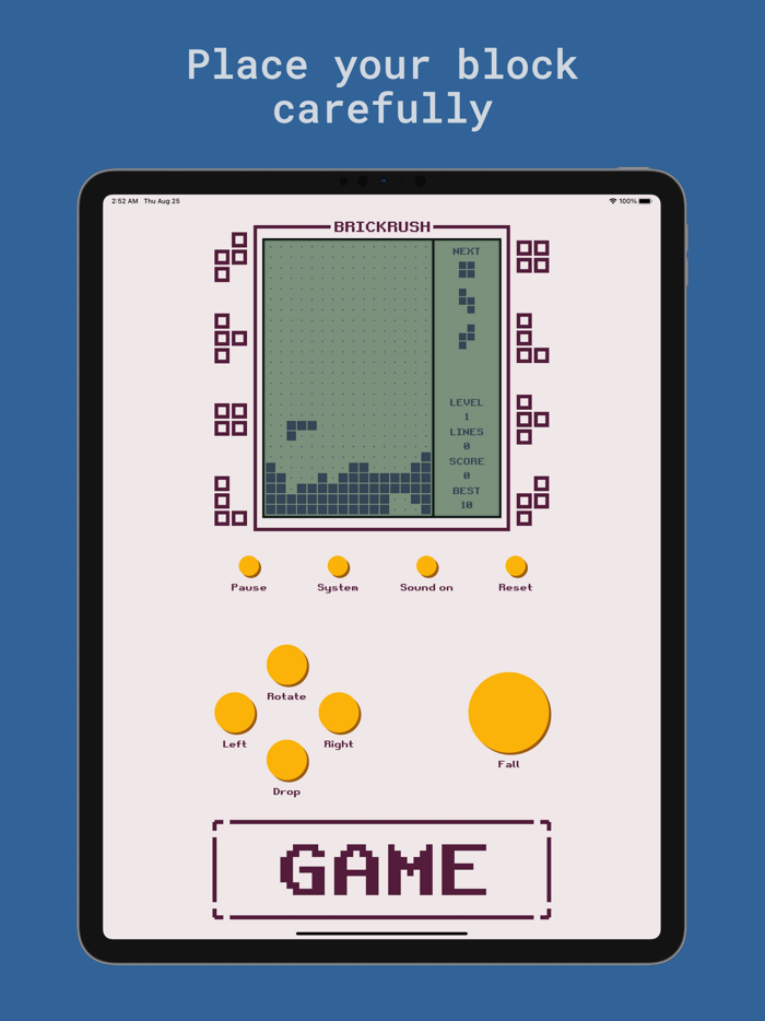 Brick Rush Block Puzzle Game