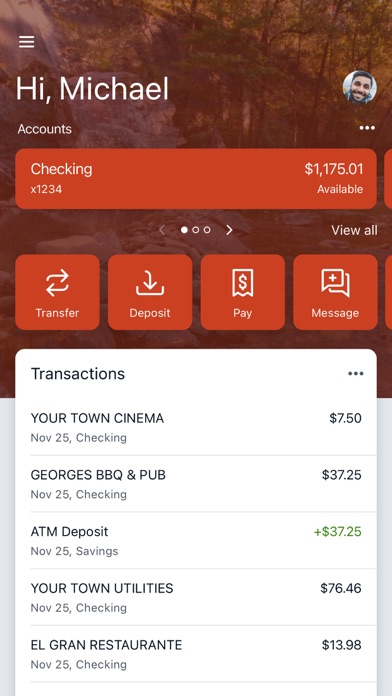 Today's Bank Go Screenshot