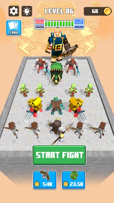 Merge Craft - Dinosaur Battle Screenshot