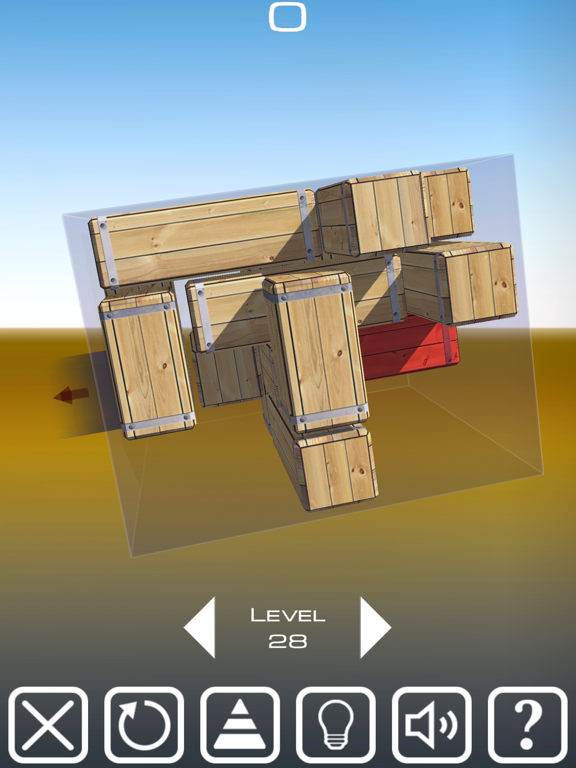 Unblock Red Brick. 3D Space iPad screenshot