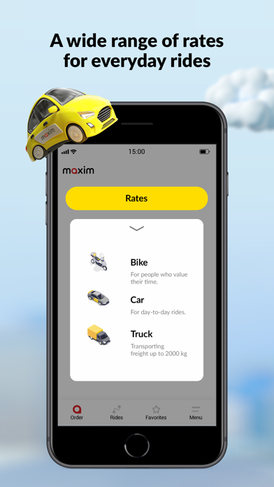 maxim — order taxi & delivery Screenshot