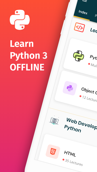 Learn Python Coding Offlineのおすすめ画像1