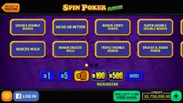Game screenshot Spin Poker Pro - Casino Games hack