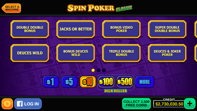 Spin Poker Pro - Casino Games Screenshot