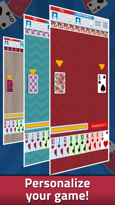 Gin Rummy - Classic Card Gameのおすすめ画像4