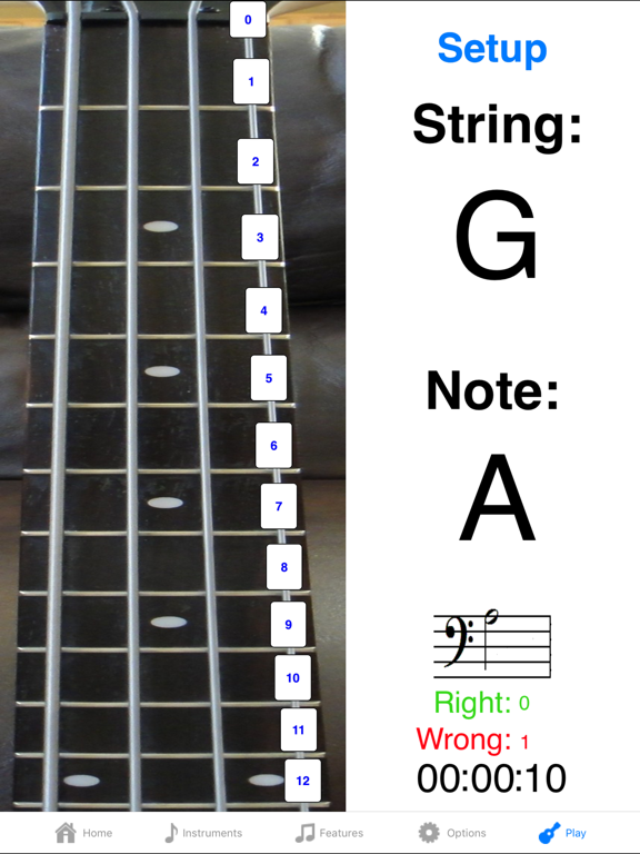 Screenshot #5 pour Bass Fretboard Addict Lite