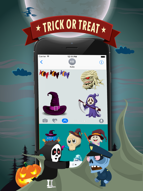 HalloMoji  Halloween Emojis iPad screenshot