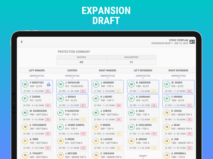 Puck Drop Hockey Manager