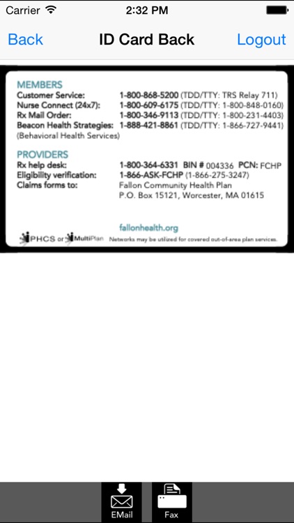 Fallon Health Member ID Card screenshot-3