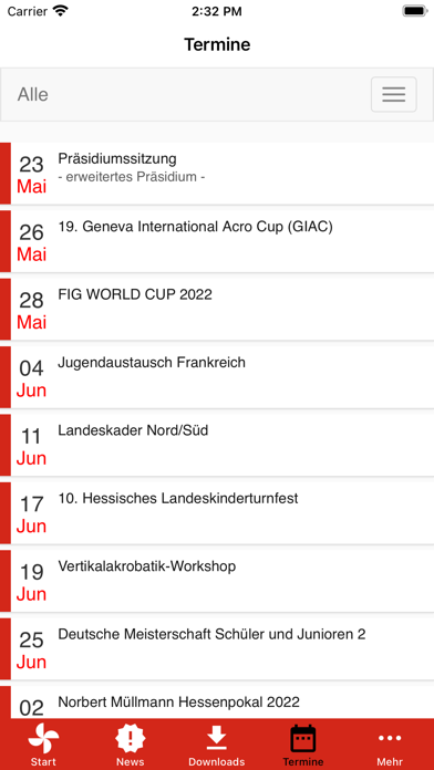 Hess. Sportakrobatik Verband Screenshot