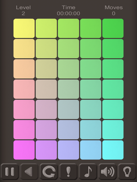 Color Hue Puzzle iPad screenshot