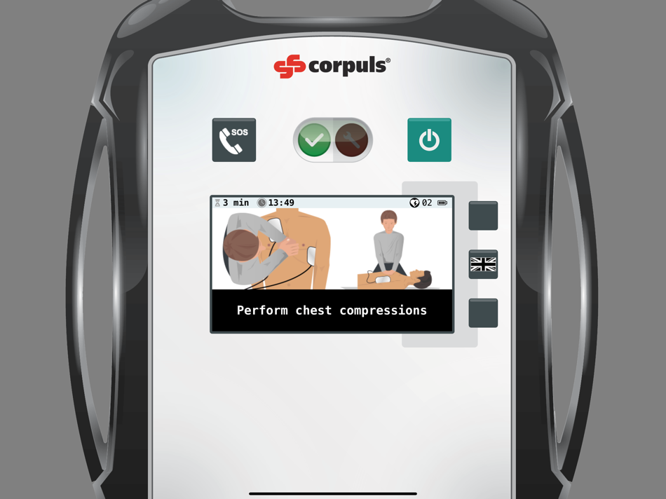 #7. corpuls simulation (iOS) Podle: corpuls GS Elektromedizinische Geräte G. Stemple GmbH