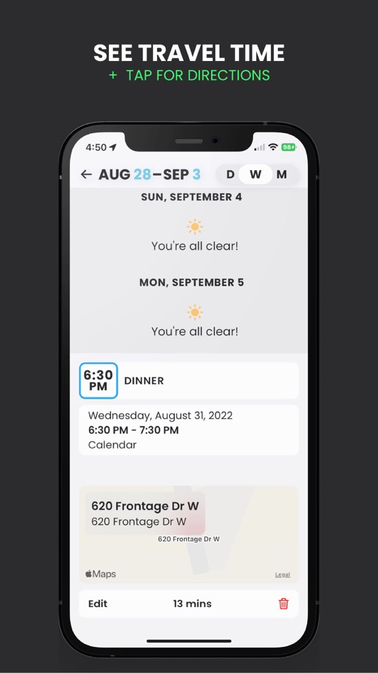 #6. PLNR : To-Do List + Calendar (iOS) 由: Appsmiths LLC