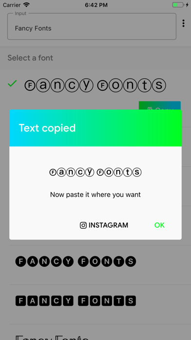 Screenshot #3 pour Fontify - Fonts for Instagram