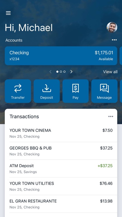 Mayville State Bank Screenshot