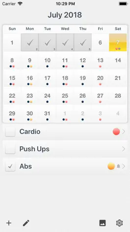 Game screenshot Workout Calendar - Motivation mod apk