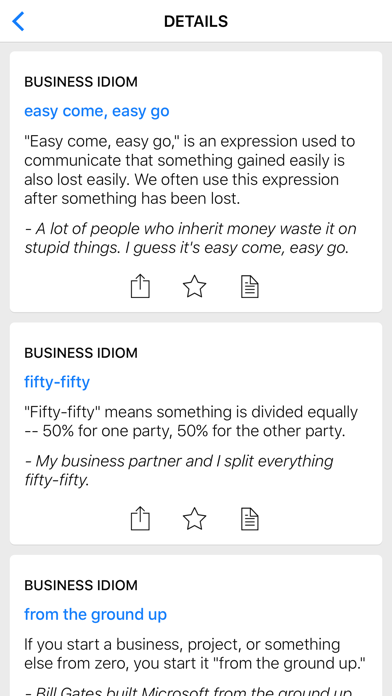 Business & Animal idioms Screenshot