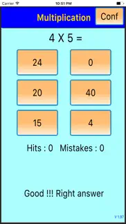multiplication trainer kid iphone screenshot 2