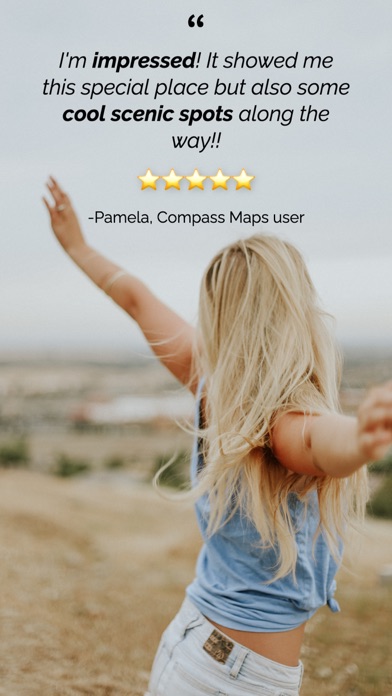 Road Trip Planner Compass Maps Screenshot
