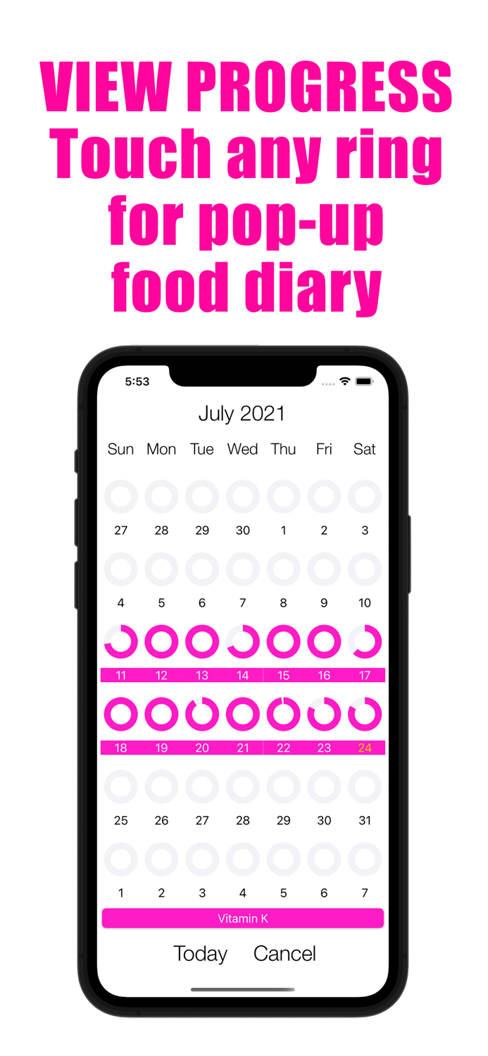 Vitamin K Counter and Tracker