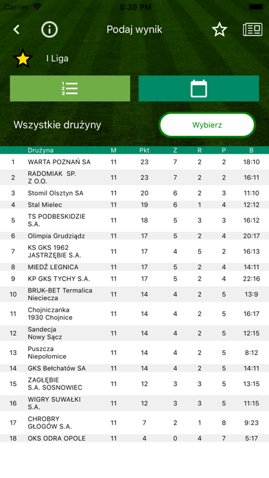 Screenshot #2 pour Podaj Wynik