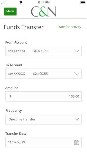 C&N Mobile Banking App screenshot 3