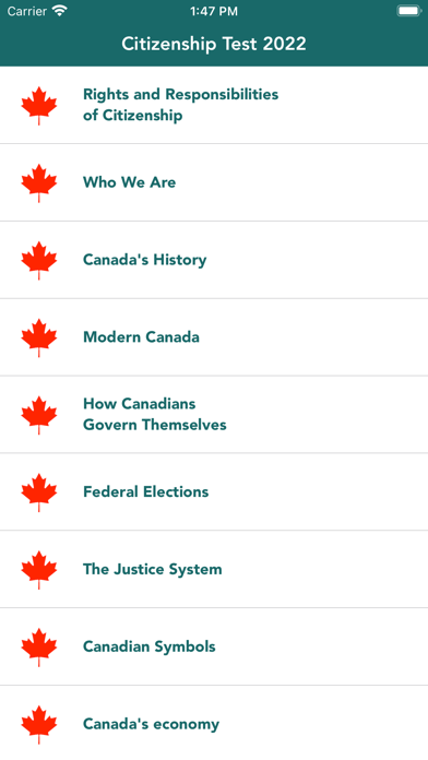 Citizenship Test 2024 · Canada Screenshot