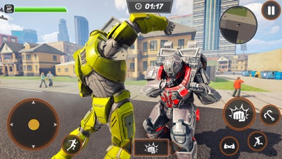 Iron Superhero war Real Heros Screenshot