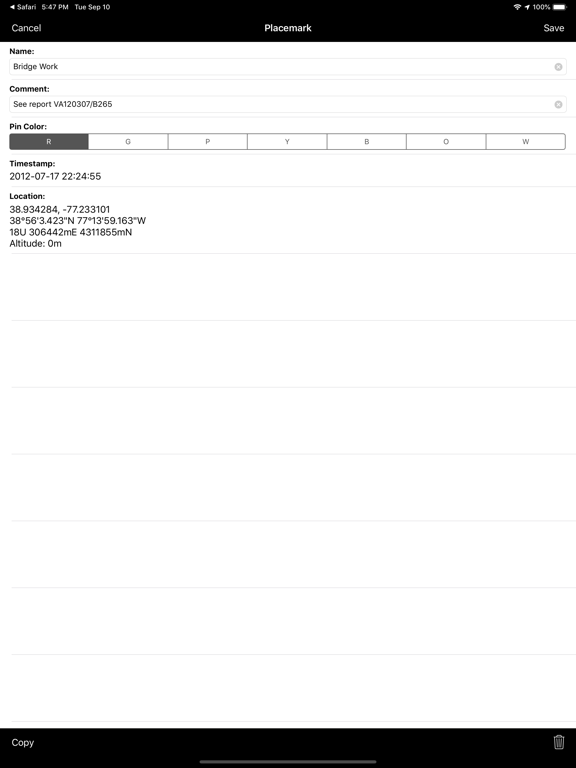 FeatureMapper iPad screenshot 4 - Navigation app