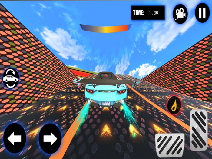 Flying Car Stunts - Car Games