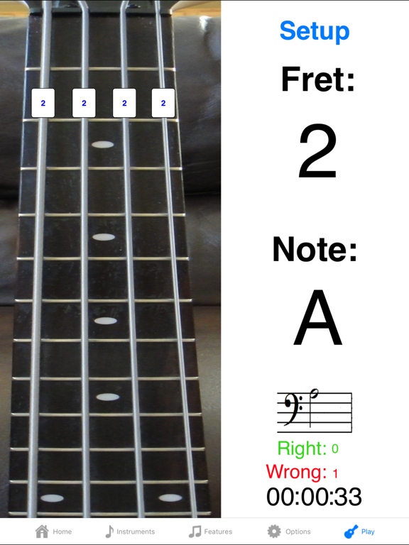 Screenshot #6 pour Bass Fretboard Addict