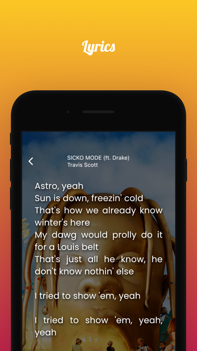 Vibe App XS - Music Player Screenshot