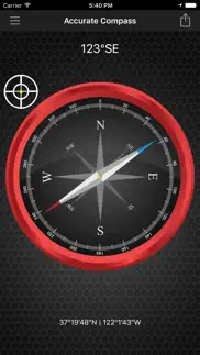 accurate compass navigation iphone screenshot 3