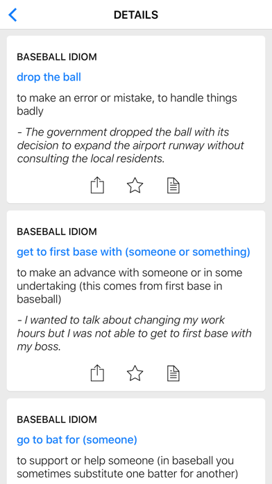 Food & Sports idioms Screenshot