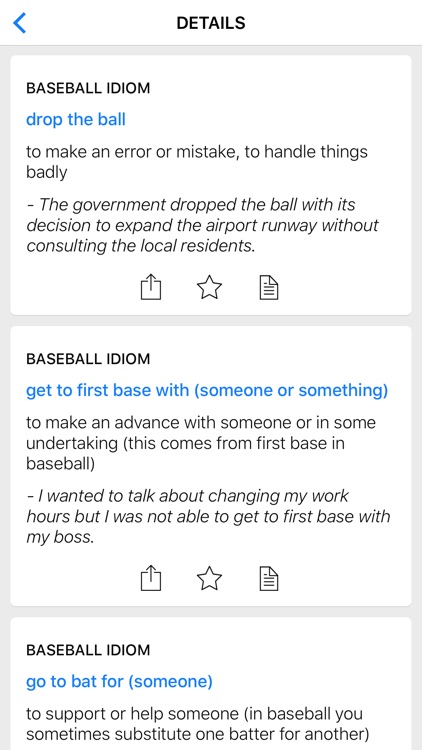 Food & Sports idioms