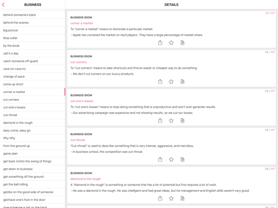 Screenshot #4 pour Color - Business idioms
